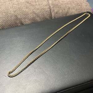 32 in Gold-Tone Foxtail Chain Necklace